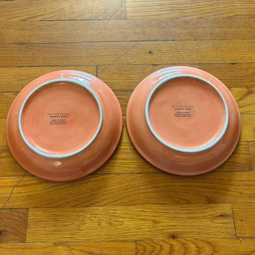 Pottery Barn Colorful Serve 9